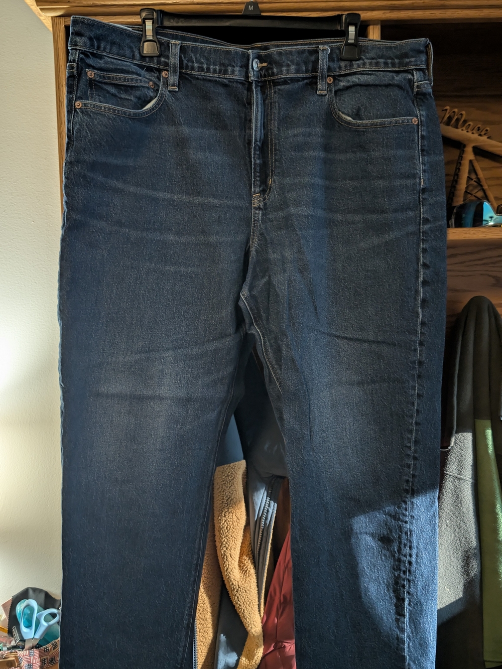 American Eagle Outfitters Dark Blue Classic Straight Jeans
